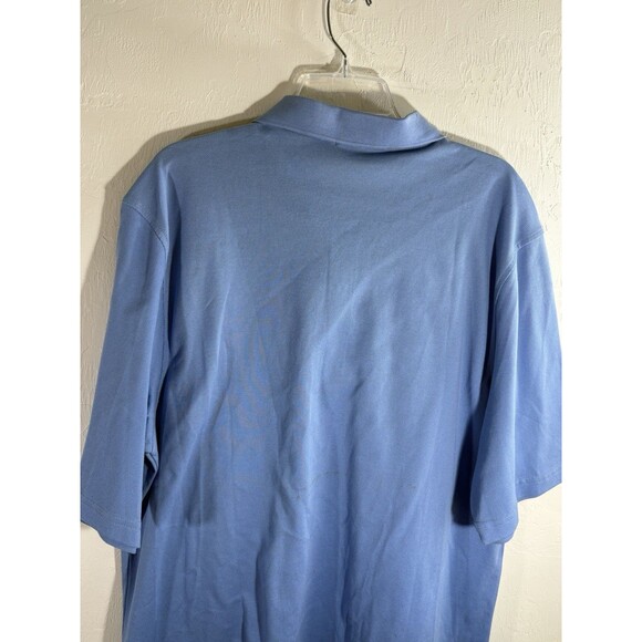 Right Edge, Fairway & Greene NWT Sky Blue Golf Men’s X L Polo 100% Cotton Shirt - Picture 9 of 11
